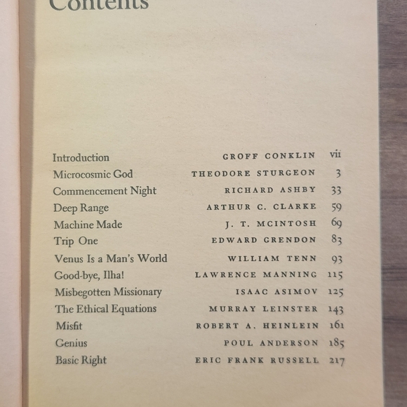 1965 GIANTS UNLEASHED Groff Conklin 12 Science Fiction Fantasy Stories - Picture 5 of 10